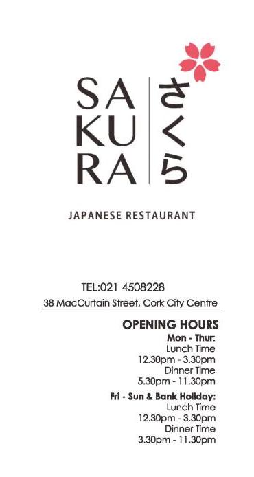takeaway-menu-sakura-restaurant-cork-front